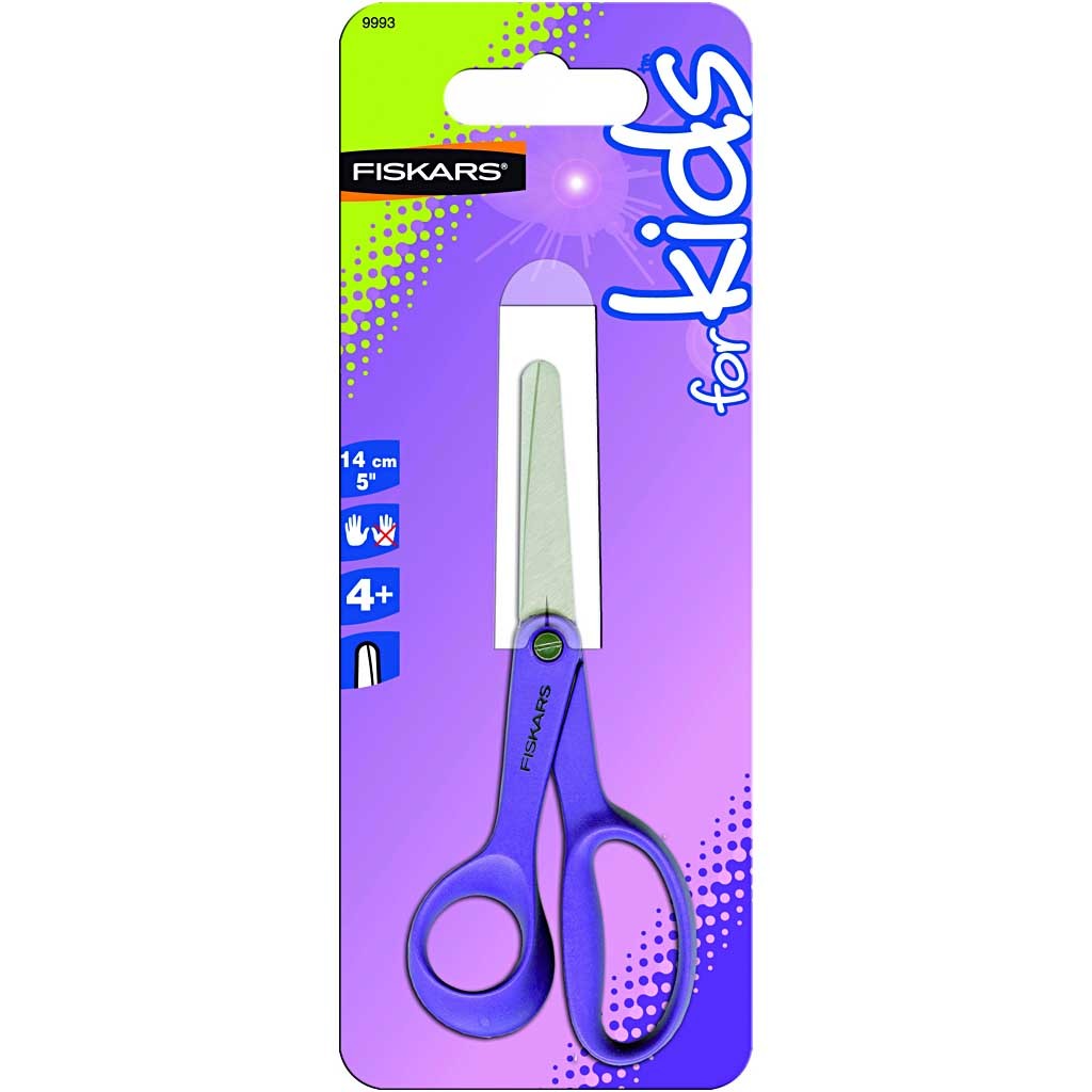 Fiskars Ciseaux pour Enfants, L : 14 cm, gaucher, 1 pièce [HOB-9993]