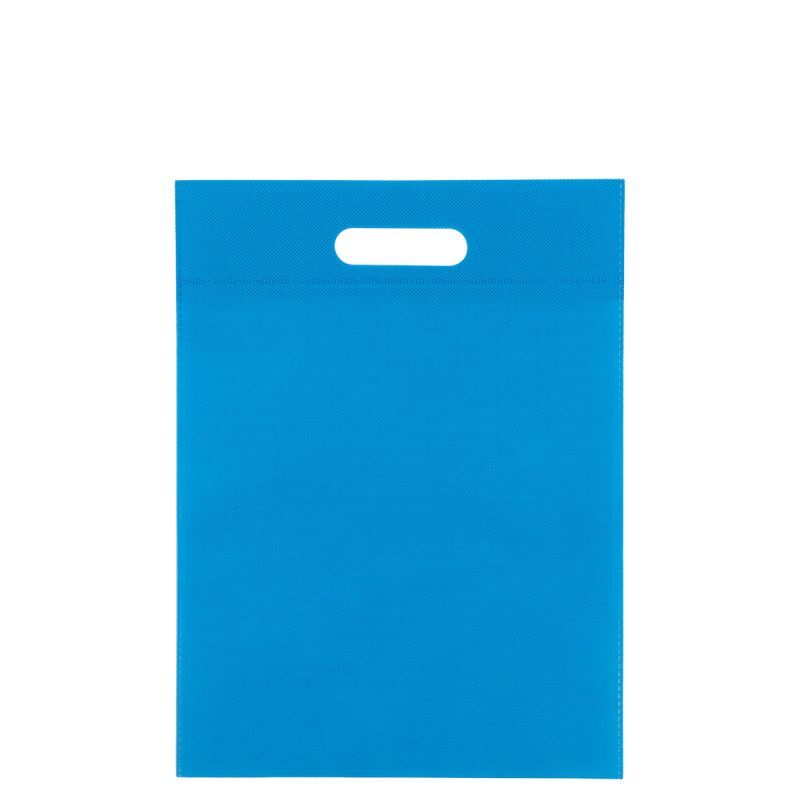 Sacs en non-tissé économiques avec poignées 30x40 cm Bleu (400 pcs) [FP-DNW029]