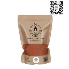 Pearlsand geurkaars 400gr amber (6 stuks) [IFS-32919]