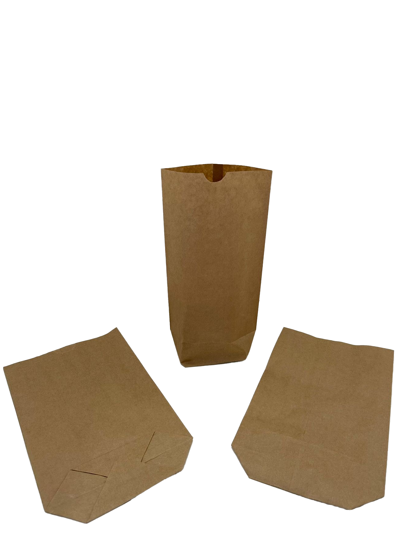 Kruisbodem Zakken Kraft (inhoud 0,5 kg) 14x22cm - 1 laags 70 grs [100 stuks) [PAK1412]