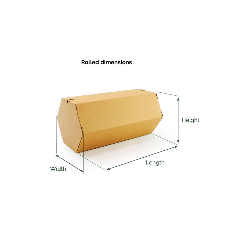 Rollor Premium 45x24,5x21,5 cm Bruin (25 stuks) [FP-ROL002]