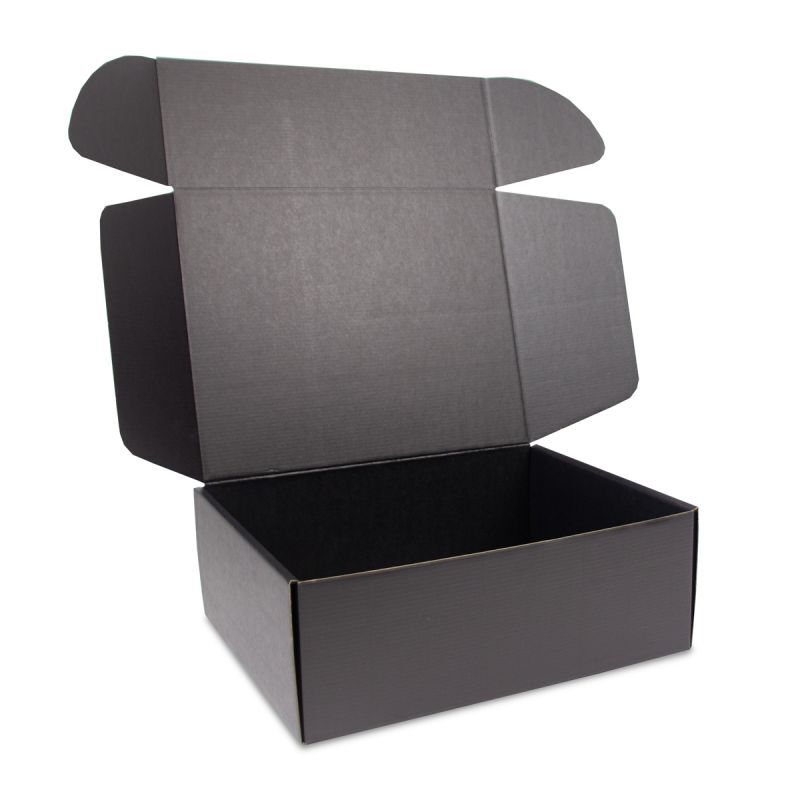 Boîtes d'expédition 39x30x14 cm Noir (50 pcs) [FP-VPD106]