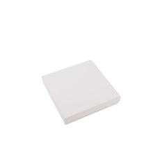 Boîtes-cadeaux en papier kraft avec couvercle 17,7x17,7x3,2 cm Blanc (40 pcs) [FP-VPL009]