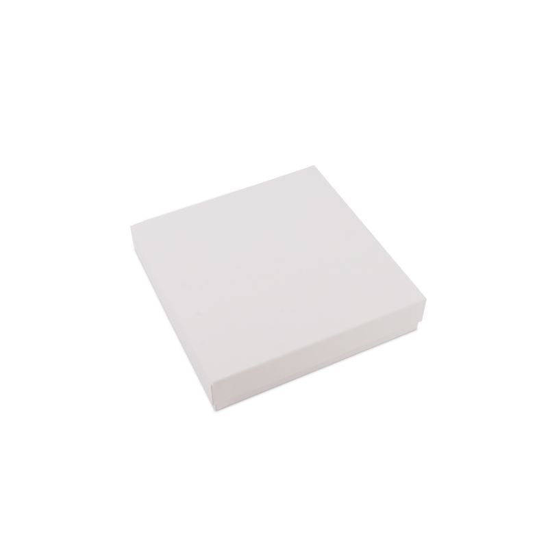 Kraft geschenkdozen met deksel 20,7x20,7x4,3 cm Wit (20 stuks) [FP-VPL010]