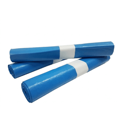 Afvalzakken 65/25 x 140 cm blauw (100 stuks) [TB65140B]