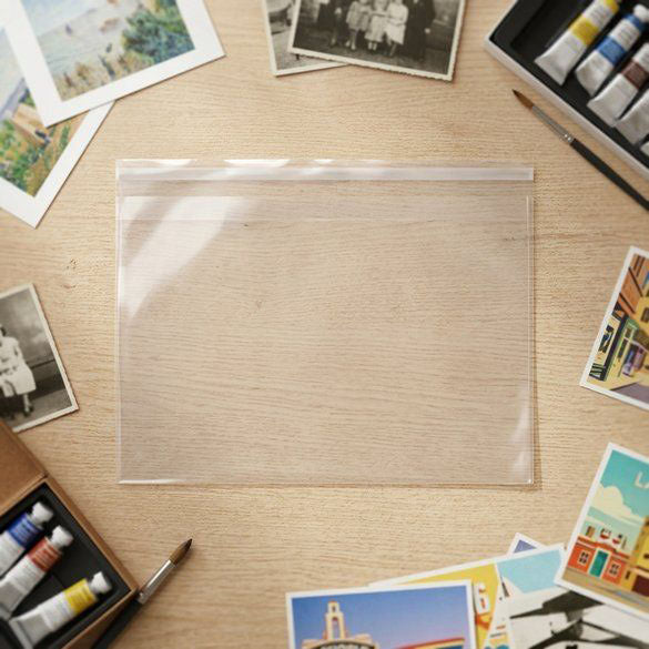 Plastiek Zakken 28,5x22cm Transparant en Hersluitbaar (100 stuks) [B118S]