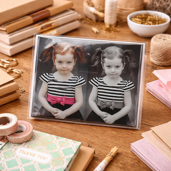 Sachet plastique plat grand format 41,7x51,5cm Transparent et Scellable sans Rabat (100 pièces) [B16NF]