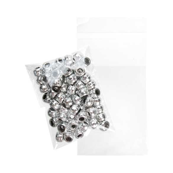 Plastiek Zakken 5,5x7,5cm Transparant en Hersluitbaar (100 stuks) [B23]