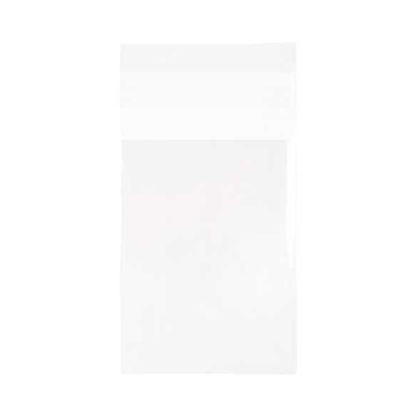 Sachet plastique transparence cristalline 6,9x9,1cm avec Rabat Adhésif (100 pièces) [B2M]