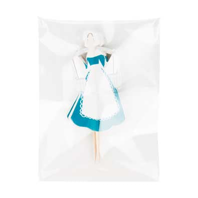 Sachet plastique transparence cristalline 6,9x9,1cm avec Rabat Adhésif (100 pièces) [B2M]