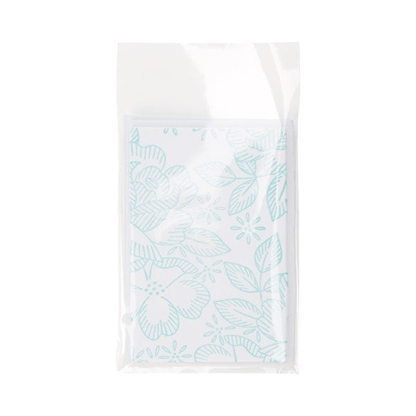 Sachet plastique transparence cristalline 6,5x9+3cm avec Rabat "Sécurisée" (100 pièces) [B2PC]