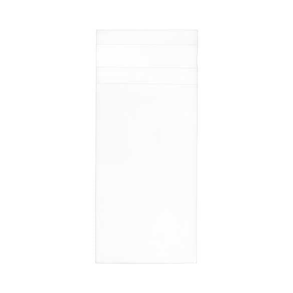 Sachet plastique transparence cristalline 5,1x6,4cm avec Rabat Adhésif (100 pièces) [B2X2H]