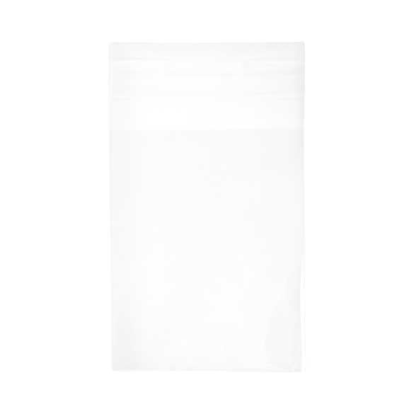 Sachet plastique transparence cristalline 7,5x9,5+3cm avec Rabat Adhésif (100 pièces) [B2XL]