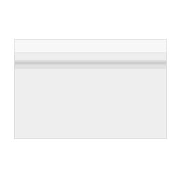Sachet plastique transparence cristalline 9,7x6cm avec Rabat "Sécurisée" (100 pièces) [B3X2XPC]