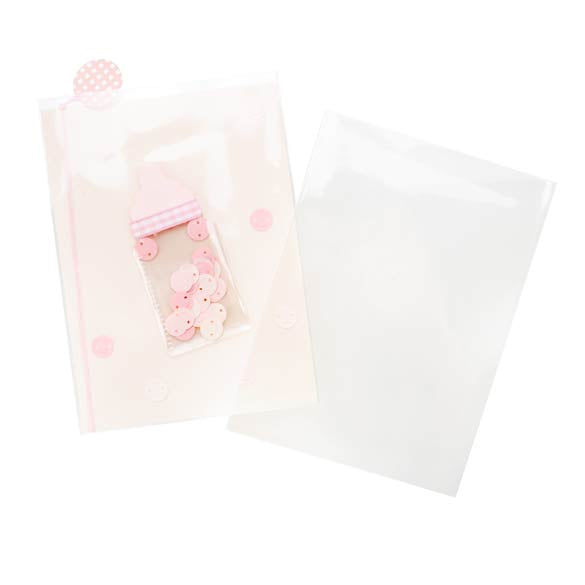 Sachet plastique transparence cristalline 9,5x13,5cm sans rabat (100 pièces) [B3X5NF]