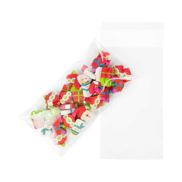 Plastiek Zakken 8,1x15,4cm Transparant en Hersluitbaar (100 stuks) [B3X6S]