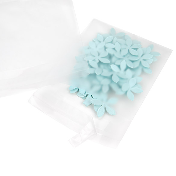 Sachet Plastique glacés 10,2x10,2 cm Rabat Adhésif (100 pièces) [B44F]