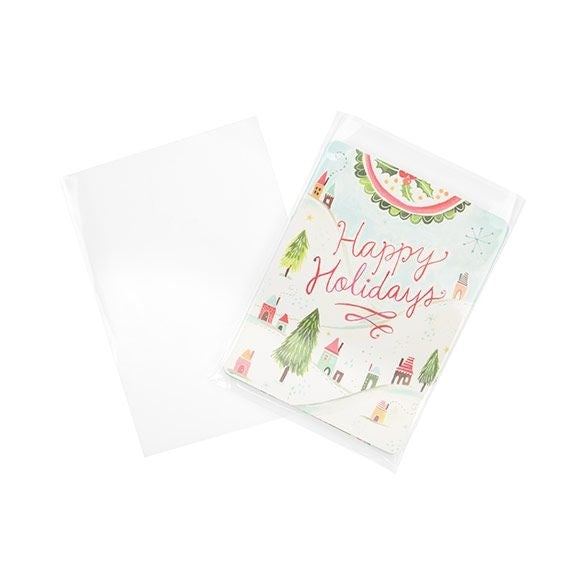 Sachet plastique transparence cristalline 11,8x16,5cm sans rabat (100 pièces) [B4X6NFXL]