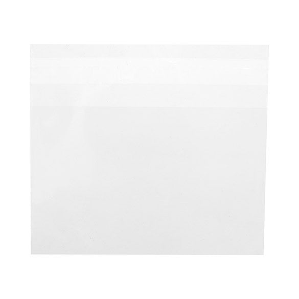 Sachet plastique transparence cristalline 13,1x8,5cm avec Rabat Adhésif (100 pièces) [B53]