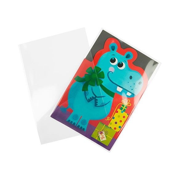 Sachet plastique transparence cristalline 14,3x21cm sans rabat (100 pièces) [B58NF]