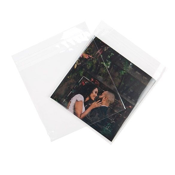 Plastiek Zakken 16,4x15,9cm Transparant en Hersluitbaar (100 stuks) [B6X6]