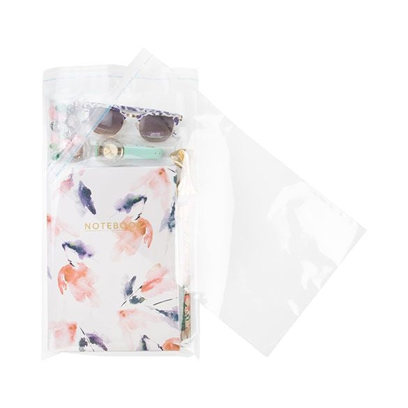 Plastiek Zakken 22,5x37,1cm Transparant en Hersluitbaar (100 stuks) [B814XL]