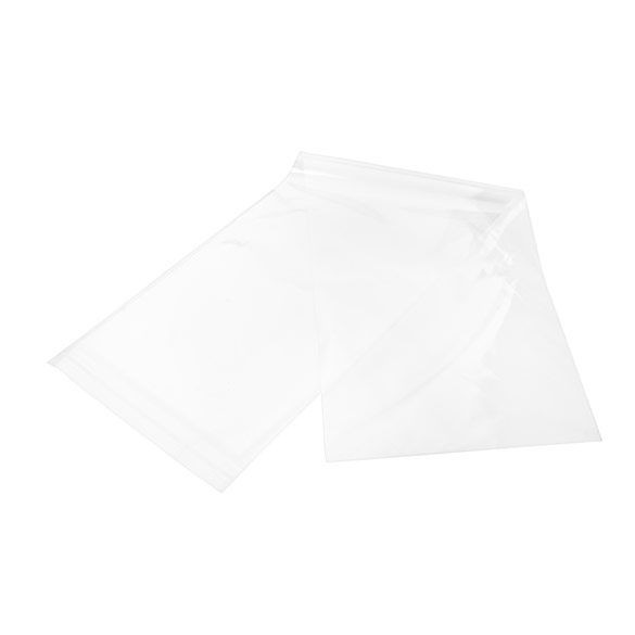 Sachet plastique plat grand format 21,4x69,2cm Refermable par Rabat Adhésif (100 pièces) [B827]