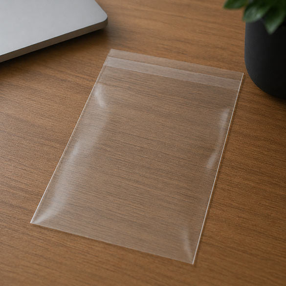 Plastiek Zakken 23,5x28,9cm Transparant en Hersluitbaar (100 stuks) [B911PC]