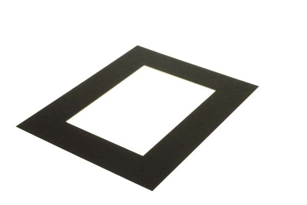 Passepartout zwart 32,1x47,3cm venster - buitenmaat 45,7x61cm (10 stuks) [MS20100]