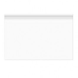 Sachet plastique plat grand format 24,1x16,5cm Refermable par Rabat Adhésif (100 pièces) [B9H6H]