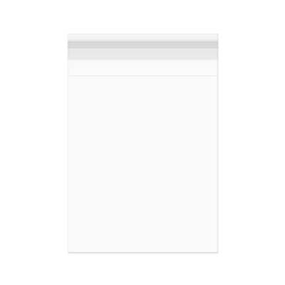 Sachet plastique plat grand format 77,3x102,2cm Refermable par Rabat Adhésif (50 pièces) [B3040]