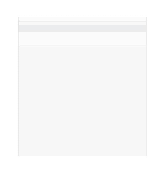 Sachet plastique transparence cristalline 14,5x12,7cm avec Rabat Adhésif (100 pièces) [B53Q5]