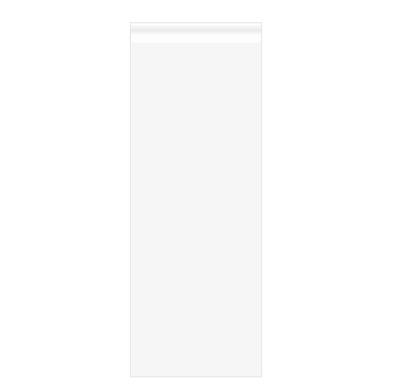 Plastiek Zakken 44,3x112,4cm Transparant en Hersluitbaar (100 stuks) [B17]