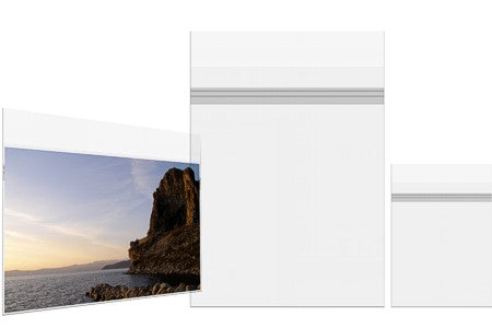 Plastiek Zakken 31,6x41,3cm Transparant en Hersluitbaar (100 stuks) [B12PC]