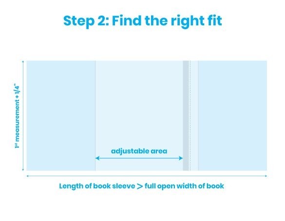 Boekenkaft Folie 18,1x38,1cm (25 stuks) [BC71E]