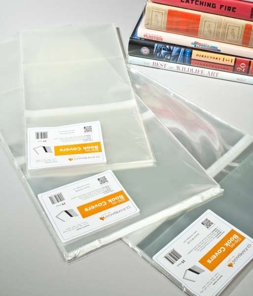 Boekenkaft Folie 24,1x40,6cm (25 stuks) [BC91H]