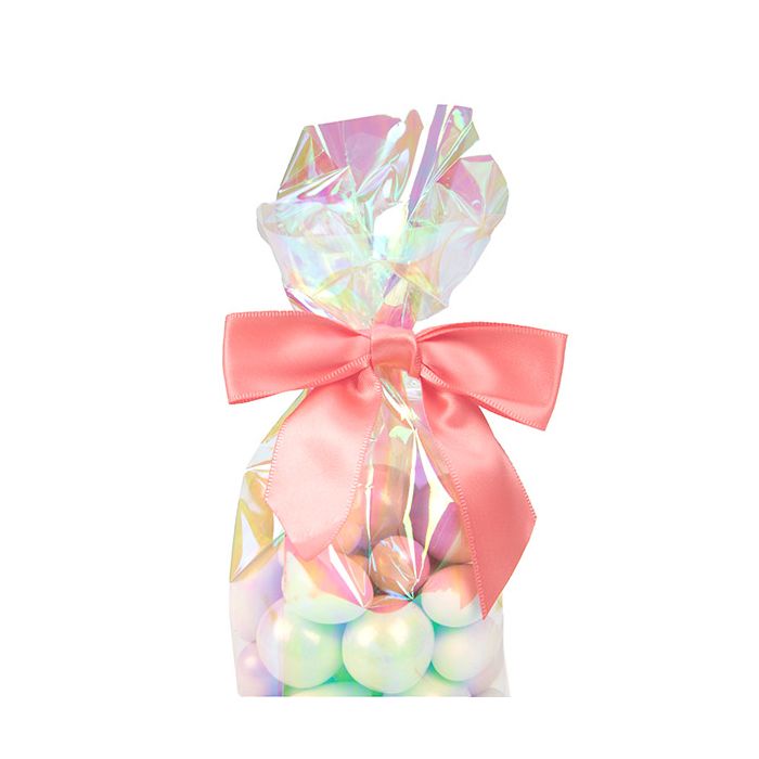 Noeuds pré-noués 8,9 cm Corail (25 pièces) [BOWCO]