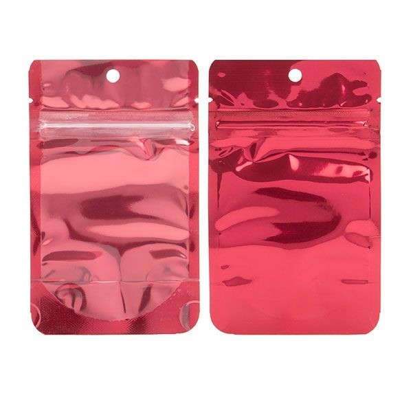 Doypack avec dos Rouge 8x5x13cm | 28g (100 pièces) [ZBGB1RD]