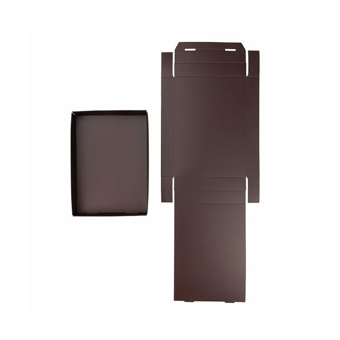 Base Kraft Marron Chocolat 13,7x2,5x19,1 cm (25 pièces) [CB15]