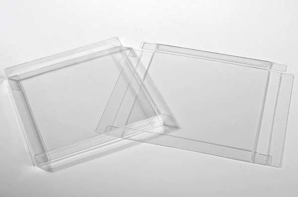 Plastiek Doosjes 14,9x1,6x14,9cm Kristalhelder (25 stuks) [FB190]