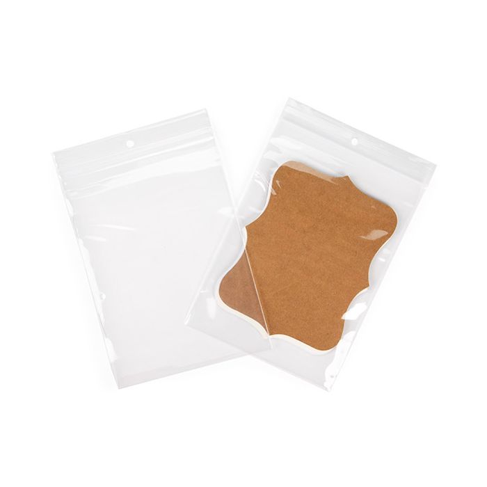 Gripzakken met Rond Ophanggat 12,7x17,8 cm PE 100 micron (100 stuks) [CEZ4R57]