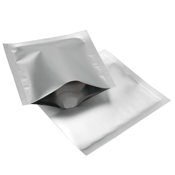 Sachet à usage unique en argent, 9x9.5cm (100 pièces) [CRB2S]