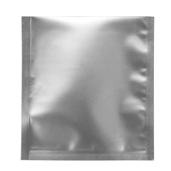 Plastiek Zakken Zilver 9x9,5cm Sealbaar permanente Sluiting (100 stuks) [CRB2S]