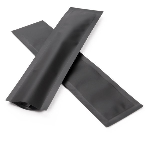 Sac à sécurité enfant noir mat, 3.8 x 15.2 cm (100 Pieces) [CRB6B]