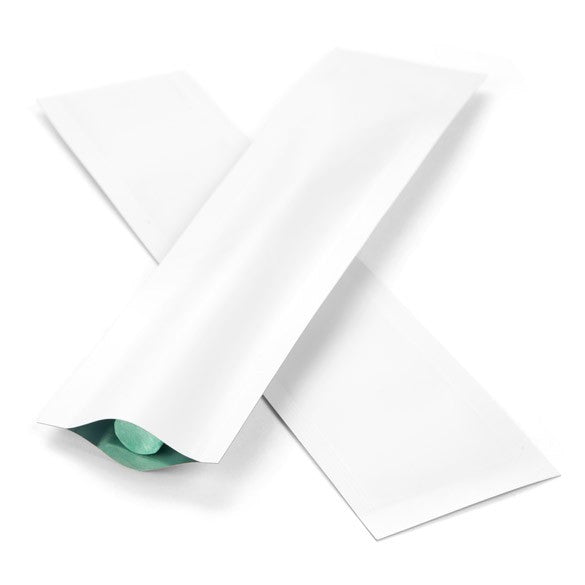 Sac à sécurité enfant blanc mat, 3.8 x 15.2 cm (100 Pièces) [CRB6W]