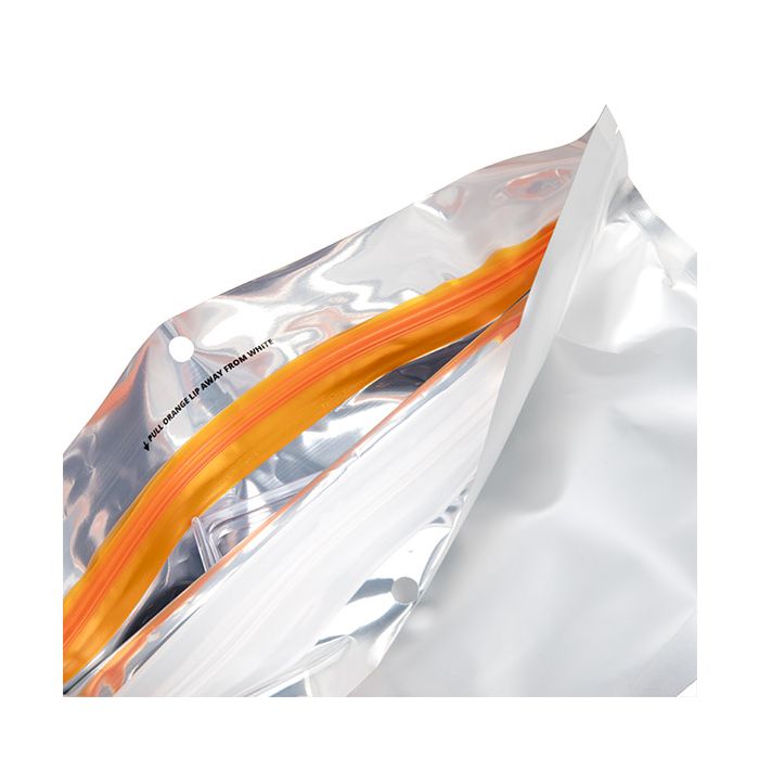 Sachets à fermeture résistants aux enfants Argent Mat 22,9 x 6,2 x 15,2 cm (100 pièces) [CRP96MS]