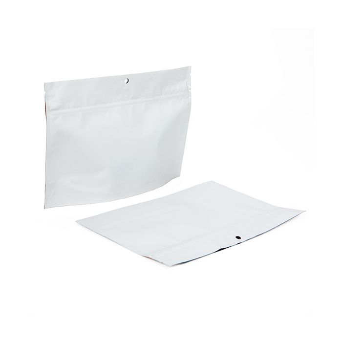 Sachets à poches résistant aux enfants, blanc mat, 22,9 x 6,2 x 15,2 cm (100 pièces) [CRP96MW]