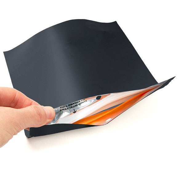 Kinderveilige zakken Mat Zwart 30,5x10,2x22,9cm (100 Stuks) [CRP129MB]