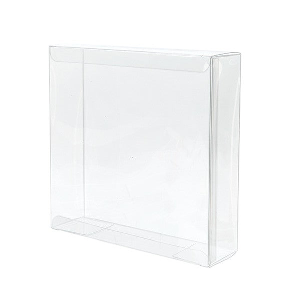 Boites cadeau plastique à transparence cristalline 19.5x5.1x19.1cm (25 pièces) [FPB258]