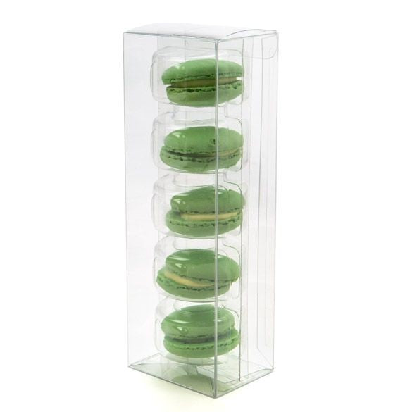 Boite cadeau plastique à transparence cristalline 6,5 x 5,1 x 19,1 cm (25 Pièces) [FPLB351]